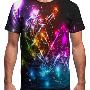 เสื้อยืดพิมพ์ลายแบบซับลิเมชั่น โพลีเอสเตอร์ 100% แห้งเร็ว ระบายเหงื่อได้ดี สีขาวล้วน จำหน่ายจำนวนมาก - Product Image 4