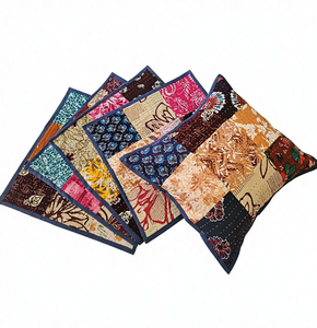 Premium Patchwork <b>Cushion</b> <b>Cover</b> Decorative Throw Pillow <b>Cover</b> for Home Decor - Product Image 1