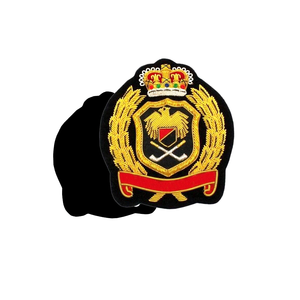 Badge de luxe brodé à la main, écologique, sans nickel, avec épingle de sûreté, décoration personnalisée, badges brodés à la main - Product Image 2