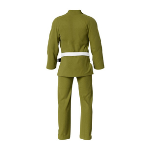 Kimono de karaté YQ pour adultes, unisexe, uniforme d'arts martiaux avec ceinture, 100% coton, durable, coupe classique, gris, 160g, logo sur le devant - Product Image 3