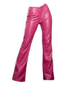 Pantalones de Cuero Estilo Jogger para Mujer, Pantalones de Cuero Genuino de Invierno, Pantalones de Cuero Ecológicos Resistentes al Viento - Product Image 4