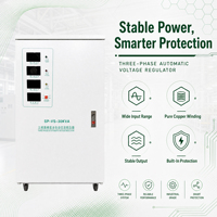 Stabilisateur de tension triphasé 30 kVA haute puissance 380 V, régulateur automatique avec protection contre les surcharges pour l'alimentation des machines CNC