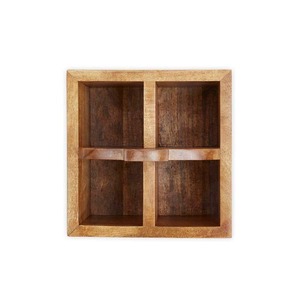 Organisateur de Couverts Artisanal Rustique en Bois de Mangue et d'Acacia, Écologique, Durable et Léger, Repose-Cuillères et Pinces à Casseroles Artisanales Indiennes - Product Image 5