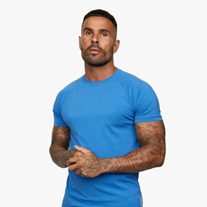 Conjunto Deportivo de Verano para Hombre, 2 Piezas, Informal, Transpirable, de Alta Calidad, Tejido de Punto, 100% Algodón, Camiseta y Pantalones Cortos para Gimnasio - Product Image 6