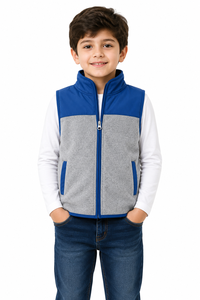 Chaleco Casual con Forro Polar para Niños Livster, Sudadera sin Mangas con Cierre Completo, Chaleco de Invierno Suave y Cálido para Niños, Ligero y Térmico - Product Image 1