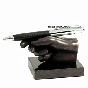Support de stylo en marbre vert de haute qualité pour 2 stylos, vente en gros, prix usine - Product Image 6