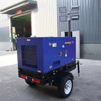 15KVA 20KVA 25KVA 30KVA 40KVA 50KVA Anhänger-Schweißgerät Lichtturm-Generator 220/380V Leise Dieselgeneratoren Set Stromerzeugungsanlage