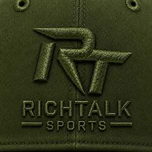 Casquette de baseball vert olive 6 panneaux réglable en sergé de coton et denim avec logo brodé unisexe décontractée la plus vendue avec fusion sans couture - Product Image 5