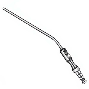 Tube d'aspiration Frazier 19 cm (7-1/2 pouces) diamètre 5 Fr, canule d'aspiration chirurgicale, instrument médical pour neurochirurgie et ORL - Product Image 5
