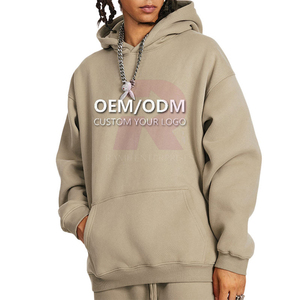 Nueva Llegada Sudadera con Capucha Oversize Unisex de Mezclilla 100% Algodón Transpirable con Diseño de Logotipo Personalizado Antipilling para Otoño - Product Image 3