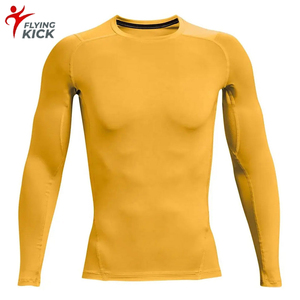 Camiseta Deportiva Transpirable Personalizada para Hombre, Protección Solar, Manga Larga, Ropa Deportiva para Correr, Pesca, Natación, Compresión - Product Image 1