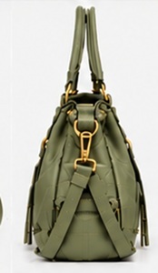 Premium Leather Vintage Bohemian Multi-Pocket Tote <b>Bag</b> for <b>Women</b> Luxury Stylish <b>Travel</b> Handbag Winter All Seasons Zip Closure - Product Image 2