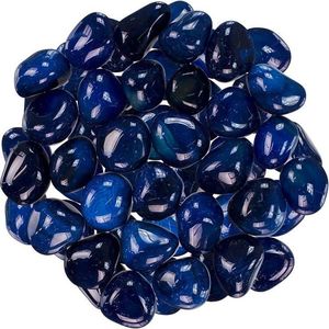 Vente en gros de pierres précieuses en onyx bleu de qualité supérieure à usage décoratif disponibles sur achat auprès d'AAMEENA AGATE - Product Image 3