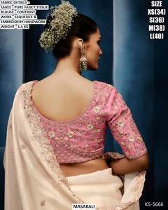 สารส่าหรีปาร์ตี้แบบดั้งเดิม Noor พร้อมคุณสมบัติดูดความชื้นและลดริ้วรอย - Product Image 6