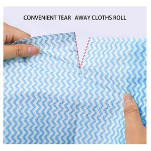 Les lingettes non tissées bleues hygiéniques et propres les plus pratiques pour <span class=keywords><strong>tout</strong></span> ce dont vous avez besoin pour nettoyer et essuyer. - Product Image 3