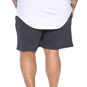 New Style Men's Solid Casual Shorts High Waist <b>Drawstring</b> Closure Quick Dry Breathable Cotton Customizable Outdoor Use - Product Image 6
