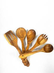 Disposable Wooden <b>Coffee</b> <b>Spoon</b> with Long Handle Classic Style Business Gift Tableware for Kitchen Use - Product Image 3