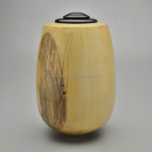 ไม้แอปเปิ้ลรูปโกศเผาศพสำหรับขี้เถ้าไม้ธรรมชาติโกศอุปกรณ์งานศพ - Product Image 6