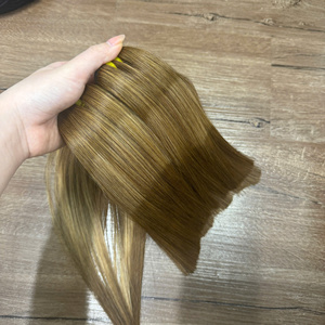 Mejor Combo Tres Tonos Color Humano Vietnamita Color Natural Precio de Fábrica Extensiones de Cabello Hueso Cabello Liso - Product Image 4