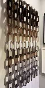 Elegant Resin Chain Links for Luxury Home Decoration Wall <b>Art</b> Interior Decor Handmade Hanging Ornament Custom Wholesale Supplier - Product Image 2