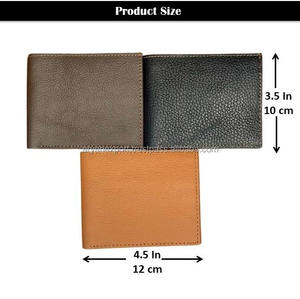 Offre Spéciale hommes décontracté court hommes portefeuille nouveau Anti-vol en cuir de vachette véritable sac à main porte-carte meilleur cadeau pour hommes poche d'argent - Product Image 3