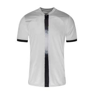 Camiseta de Fútbol Sublimada para Hombre, Cuello Alto, Manga Corta, Absorbe la Humedad, Color Degradado, Ropa Deportiva de Poliéster - Product Image 1