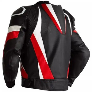 Chaqueta de Motocicleta de Cuero Unisex para Motociclismo, Ropa Deportiva, Talla Grande, Estampada, Impermeable, Chaqueta de Carreras, Venta al por Mayor - Product Image 5