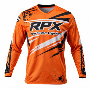 Jersey de Motocross Personalizado de Secado Rápido, Resistente al Viento, Transpirable, de Poliéster, Diseño de Verano, Personaliza Tu Propio Jersey de Ciclismo - Product Image 2