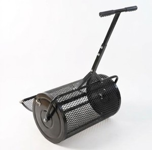 Épandeur de paillis autopropulsé en plastique avec tambour en maille pour application d'engrais, de tourbe et de compost sur pelouse, usage intensif ODGGAD017 - Product Image 1