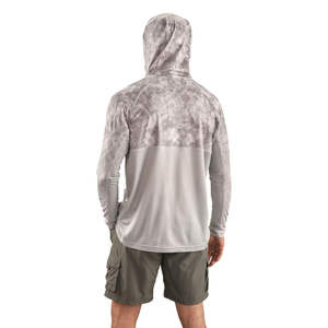 Chemise de pêche à manches longues pour homme, nouvelle conception, UPF 50, respirante, à motifs, avec capuche, en mesh respirant - Product Image 3