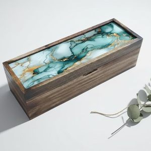 SI-Top Selling <b>Kitchen</b> Office Wooden <b>Storage</b> <b>Container</b> With Lid Durable Organizer Box Closet Supplies Available At Best Price - Product Image 3