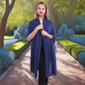 Châle et écharpe d'hiver en cachemire pour femmes de créateur Fil à boucle de Mongolie intérieure traditionnelle Adulte Couleurs personnalisables Motifs multiples - Product Image 3