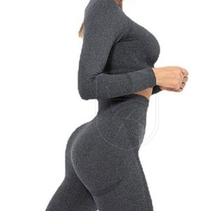 Ensemble décontracté deux pièces côtelé uni pour femme – Tissu côtelé premium, écologique, respirant, coupe confortable, idéal au quotidien, élégant - Product Image 3