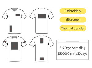เสื้อยืดคอตตอนเปล่าพิมพ์ลายโลโก้ลำลองไซส์ใหญ่สำหรับผู้ชาย-ผ้าฝ้าย 100% แห้งเร็วและระบายอากาศได้ดี - Product Image 5