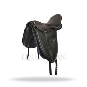 Silla de Montar de Doma Clásica Ajustable, Silla de Montar para Caballos, Equipo Ecuestre - Product Image 4