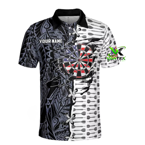 เสื้อโบว์ลิ่งผู้ชาย VIANTEX แบบสั่งทำพิเศษ พิมพ์ลายหัวกะโหลกด้วยความร้อน แห้งเร็ว ผลิตจากผ้าโพลีเอสเตอร์ถัก แขนสั้น สวมใส่สบาย - Product Image 1