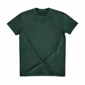 OEM Custom 100% Cotton Men's T-Shirt 220gsm High Quality Puff Print Short Oversized Plus Size Sport T-Shirt Blank Design Solid - Product Image 3