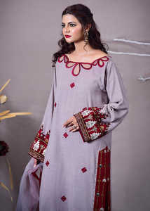 ชุดเดรสหรูหราสไตล์อินเดีย-ปากีสถานสำหรับผู้หญิง ใส่ในวันแม่ งานปาร์ตี้ หรือใส่ลำลองในวันอีด - Product Image 3