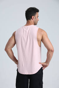 OEM Custom Wholesale Manufacturer Moisture Wicking Workout Tank Top Gym <b>Singlet</b> Bulk Supplier Private Label Wear - Product Image 3