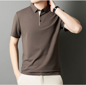 เสื้อยืดโปโลสำหรับผู้ชายเสื้อโปโลผ้าฝ้าย100% ออกแบบโลโก้ได้ตามต้องการ - Product Image 3