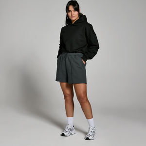 Pantalones Cortos Deportivos para Mujer, Logotipo Personalizado, 100% Algodón, Felpa Francesa, Estilo Urbano, Casual, para Uso Diario, Venta al Por Mayor, OEM, Ropa de Ocio - Product Image 3