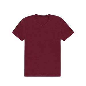 Cheap Price Premium Cotton V neck <b>Short</b> Sleeve T Shirt Men Women Soft Comfortable Casual Tee Customizable - Product Image 2