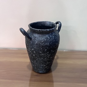 Artisan Design Decorative Aluminium <b>Vase</b> Home Decor Antique Finish From Uttar Pradesh FV595 - Product Image 4