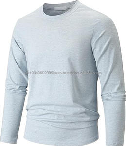 Camiseta de Manga Larga 100% Algodón Lisa de Alta Calidad - Product Image 3