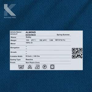 Tissu en coton 100 % de haute qualité pour uniformes masculins, tissu texturé pour chemises, tissu de chemiserie de qualité supérieure - Product Image 4