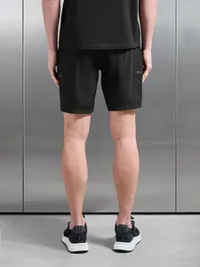 OEM ODM Mens Performance Cargo Shorts Midweight 4 Way Stretch Fabric Slim Fit Casual Outdoor Shorts with Hidden Zip Cargo Pocket - Product Image 2