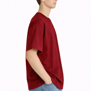 T-shirt for Men Wholesale Cotton Blank T-shirt Customized Logo Design Quick Dry for Men Short Sleeve Solid Color T-shirt - Product Image 3