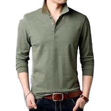 Polo exclusivo para hombre de manga larga de secado rápido, informal, 100% algodón, venta al por mayor, diseño personalizado de alta calidad orientado a la exportación OEM - Product Image 5