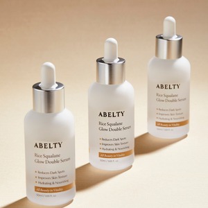 [UNI C Global] Vegan Brightening <b>Face</b> <b>Serum</b> 50ml Korean Rice Niacinamide Rice Squalane Glow Double <b>Serum</b> - Product Image 4