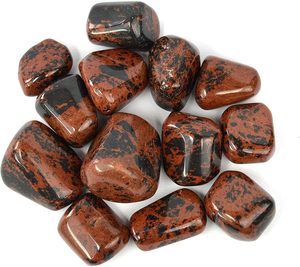 Pierre gemme roulée en obsidienne acajou de haute qualité, agate étoilée faite à la main, nouvelle provenance Gujarat - Décoration en gros - Product Image 4